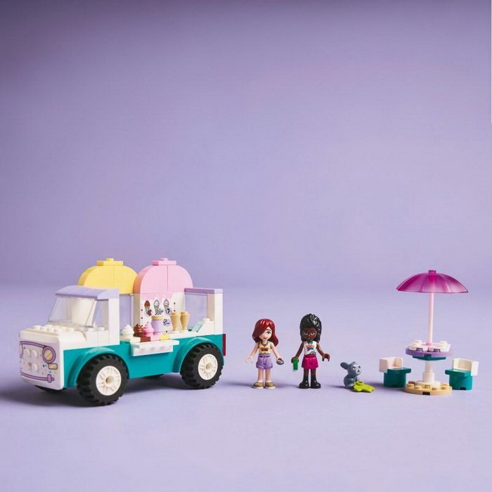 Lego Friends 42644 Zmrzlinárske auto v mestečku Heartlake, 92 ks
