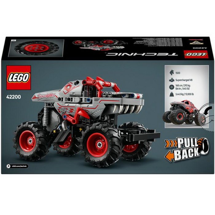 Lego Technic 42200 Monster Jam™ ThunderROARus™, 232 ks