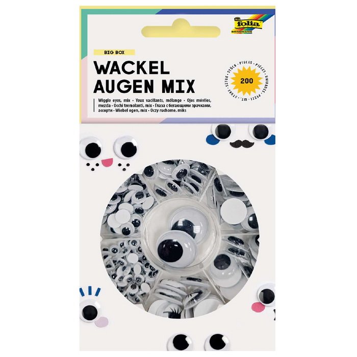 Folia Školská sada Oči mix, 200 ks