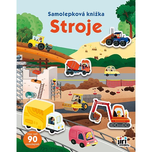 Samolepková knižka Stroje, 90+