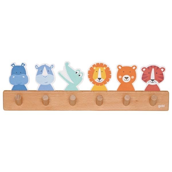 Goki Drevený vešiak na stenu, 40 cm