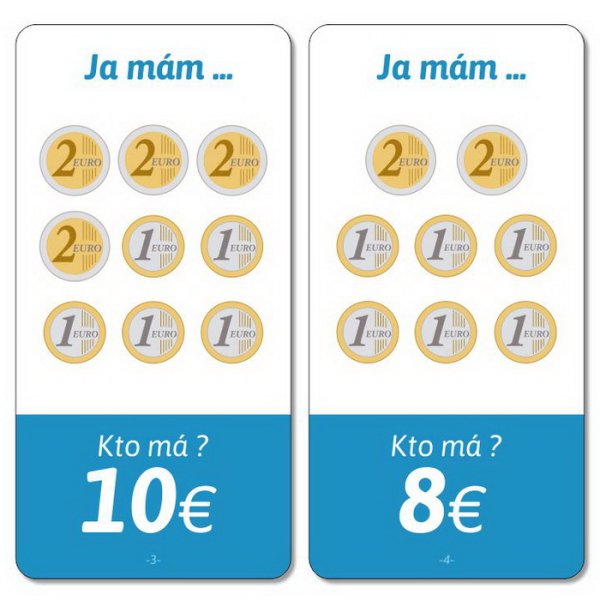Ja mám, kto má - Euro mince do 20