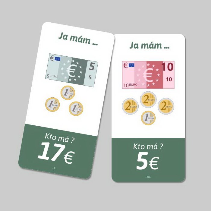 Ja mám, kto má - Euro peniaze do 20