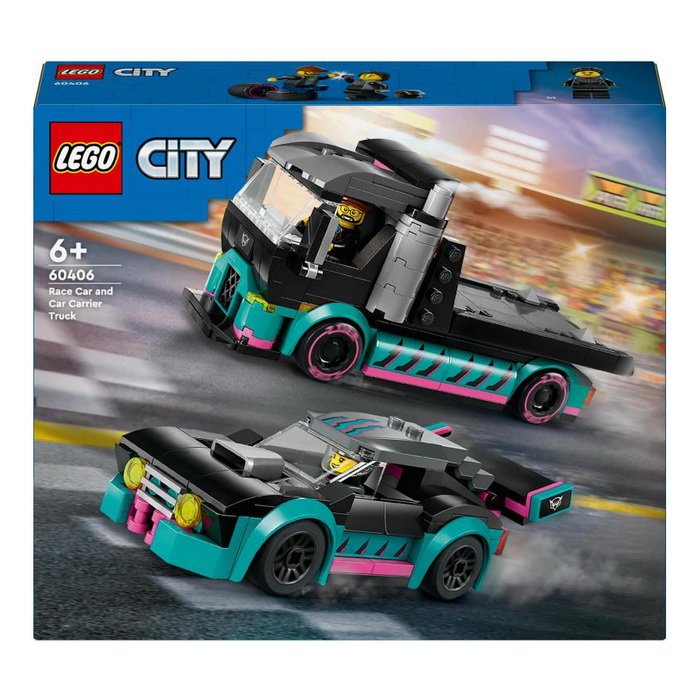 Lego City 60406 Kamión s pretekárskym autom, 328 ks