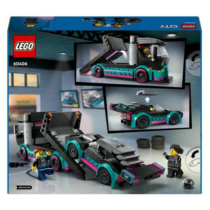 Lego City 60406 Kamión s pretekárskym autom, 328 ks