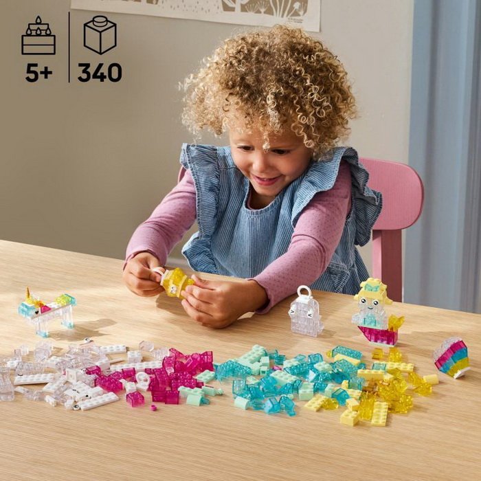 Lego Classic 11040 Kúzelná priehľadná krabička, 340 ks