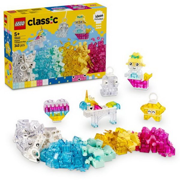 Lego Classic 11040 Kúzelná priehľadná krabička, 340 ks