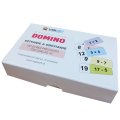 Matematické domino Sčítanie a odčítanie do 20 bez prechodu, 50 kariet