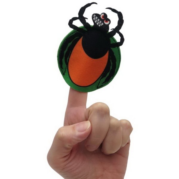 Prstová maňuška Kliešť, 10,5 cm