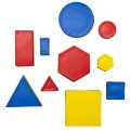 Učebná pomôcka Geometrické tvary, 60 ks
