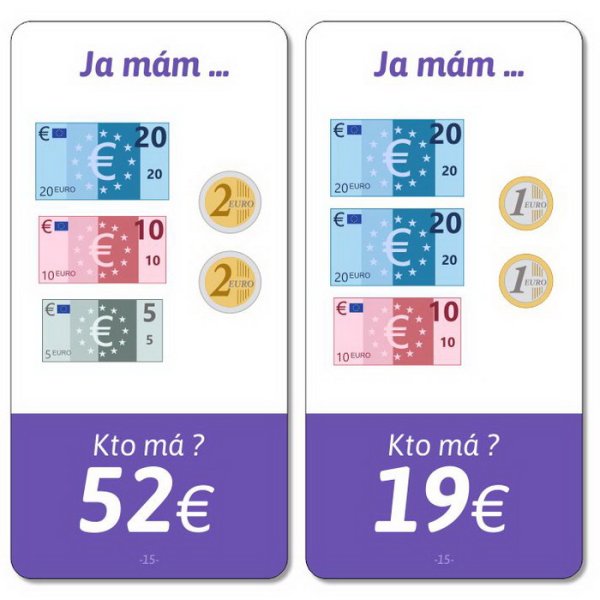 Ja mám, kto má - Euro peniaze do 100