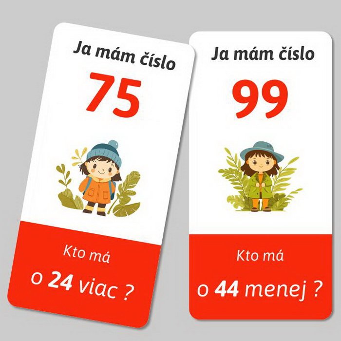 Ja mám, kto má - Počítanie s prirodzenými číslami do 100