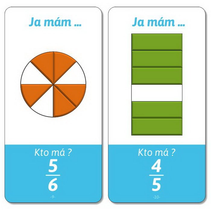 Ja mám, kto má - Práca so zlomkami 2.časť