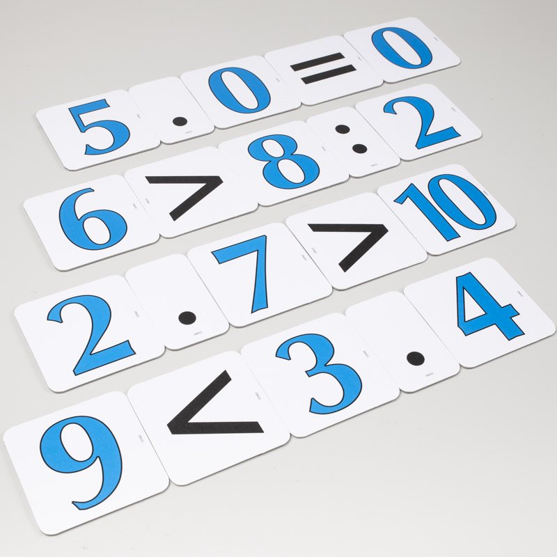 Magnetická numerická zostava pre 3.-4. ročník, 176 kariet