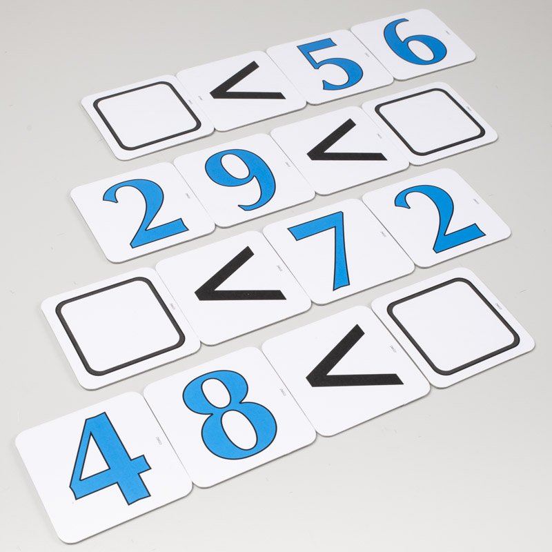 Magnetická numerická zostava pre 3.-4. ročník, 176 kariet