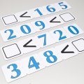 Magnetická numerická zostava pre 3.-4. ročník, 176 kariet