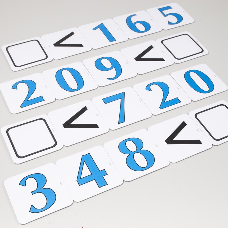Magnetická numerická zostava pre 3.-4. ročník, 176 kariet