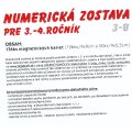 Magnetická numerická zostava pre 3.-4. ročník, 176 kariet