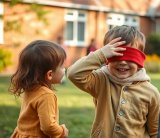 Hra na slepú babu – zábava pre deti s pravidlami