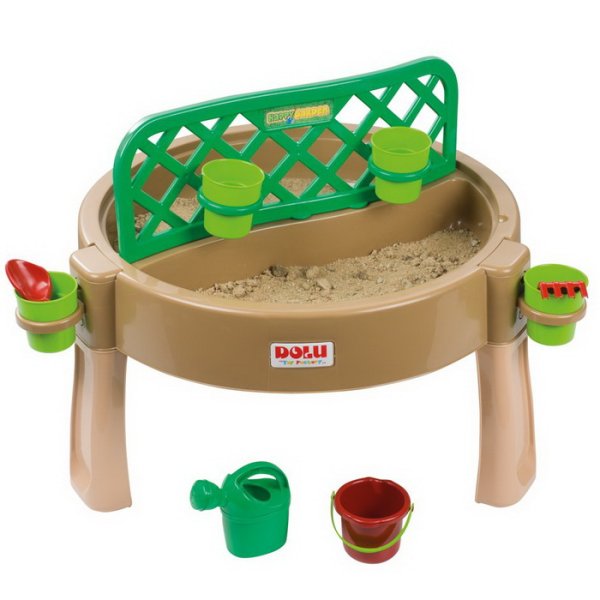 DOLU Hrací stolík 4v1 (piesok, voda, kreativita, záhrada)