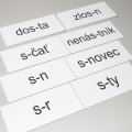 Pracovné karty Vybrané slová po S, 50 kariet