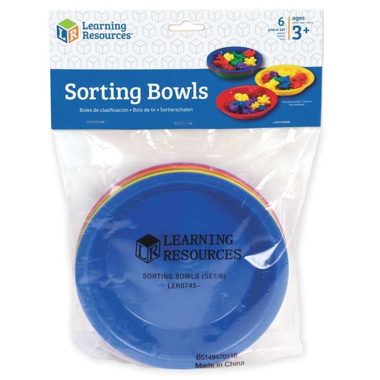 Learning Resources Triediace misky, 6 ks