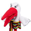 Logopedická maňučka Bocian klapkajúci, 50 cm