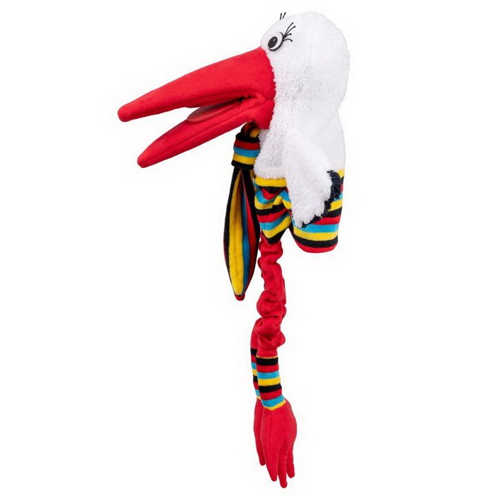 Logopedická maňučka Bocian klapkajúci, 50 cm