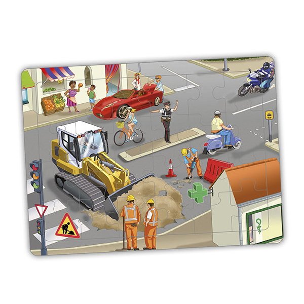 Penové puzzle Mesto, 4v1
