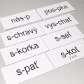 Pracovné karty Vybrané slová po S, 50 kariet