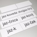 Pracovné karty Vybrané slová po Z, 33 kariet