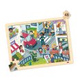 Sada puzzle Miesta, rešpekt a život v harmónii, 4v1
