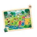 Sada puzzle Miesta, rešpekt a život v harmónii, 4v1