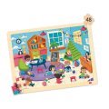 Sada puzzle Miesta, rešpekt a život v harmónii, 4v1
