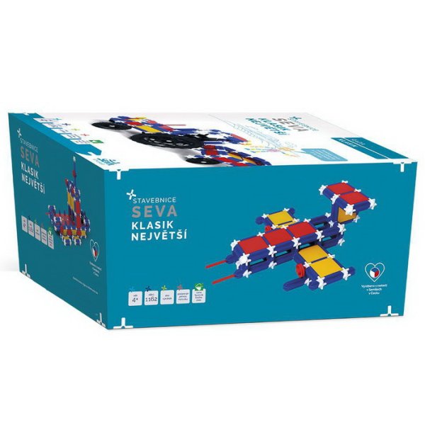 Seva Klasik - najväčší set pre školy, 1162 dielikov