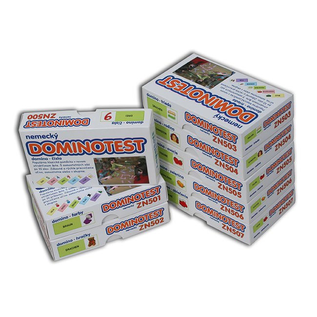 Školská sada Slovíčkové domino - Slovná zásoba NJ