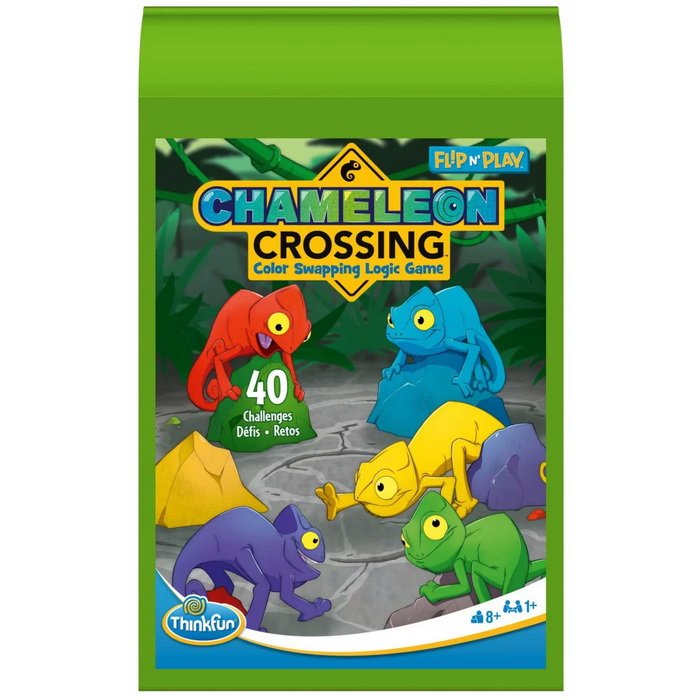 ThinkFun Logická hra Flip & Play Stratené chameleóny