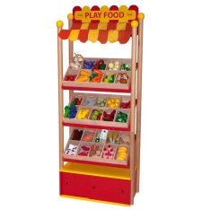 Bigjigs Toys Predajný regál s príslušenstvom, 164 cm