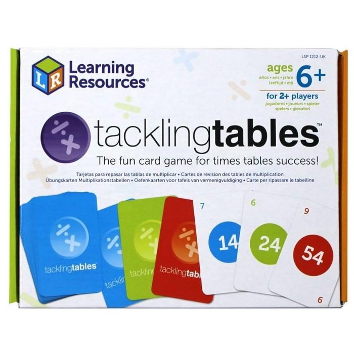 Learning Resources Kartičky na násobenie a delenie, 78 ks