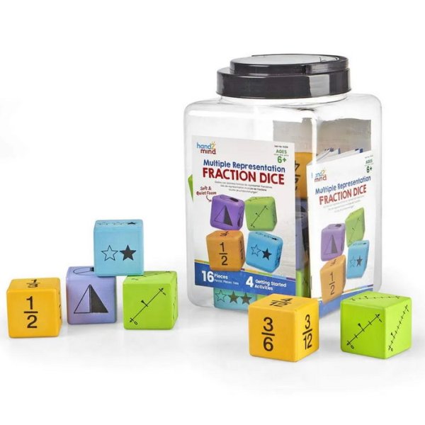 Learning Resources Kocky zlomkov, 16 ks