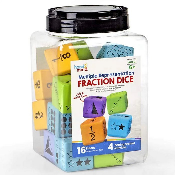 Learning Resources Kocky zlomkov, 16 ks