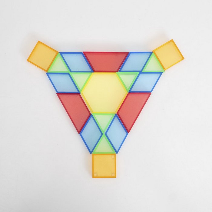 Betzold Transparentné geometrické tvary, 360 ks