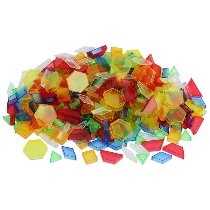 Betzold Transparentné geometrické tvary, 360 ks