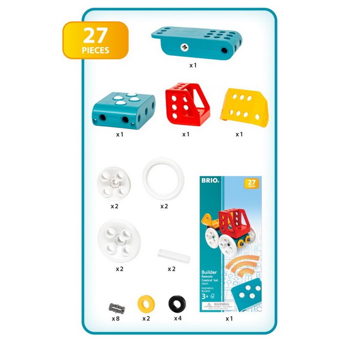 BRIO Builder - Stavebnica s diaľkovým ovládaním