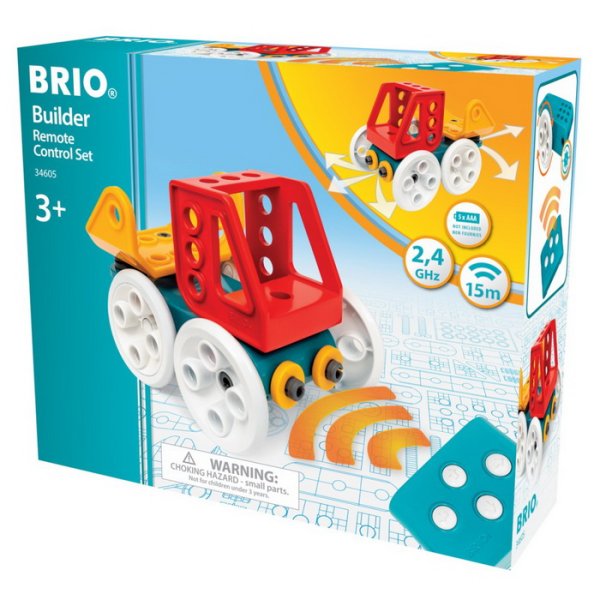BRIO Builder - Stavebnica s diaľkovým ovládaním