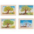 Goki Viacvrstvové puzzle Jabloň, 47 dielikov