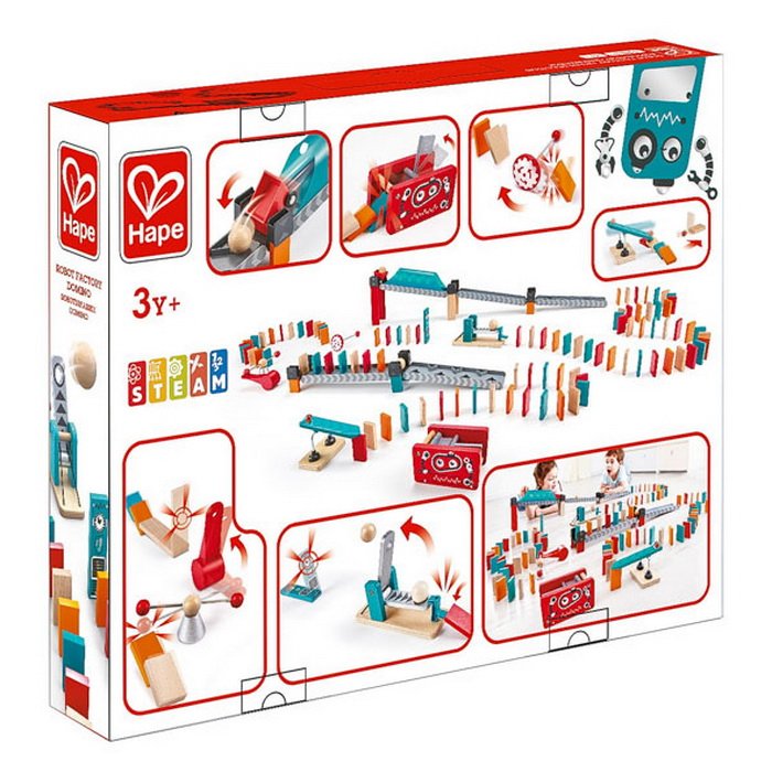 Hape Dominová dráha Robot, 122 dielikov