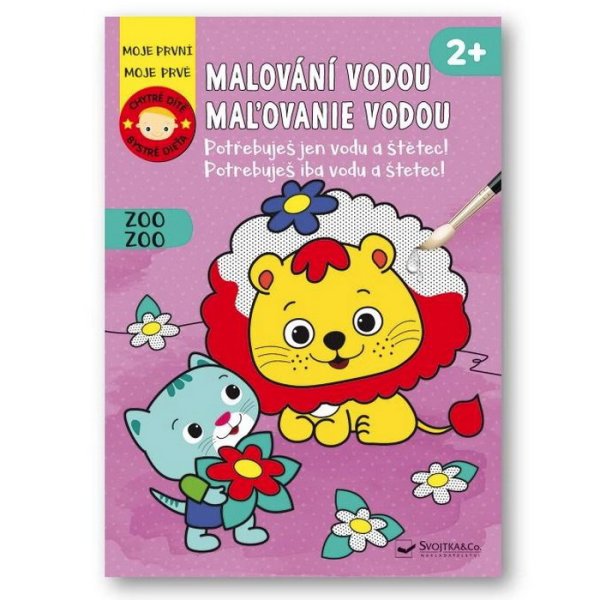 Bystré dieťa - ZOO, maľovanie vodou