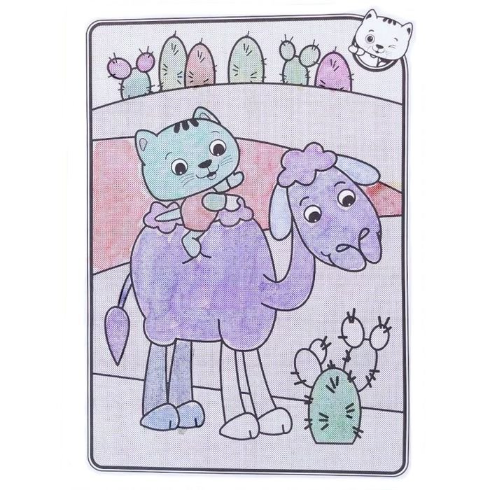 Bystré dieťa - ZOO, maľovanie vodou