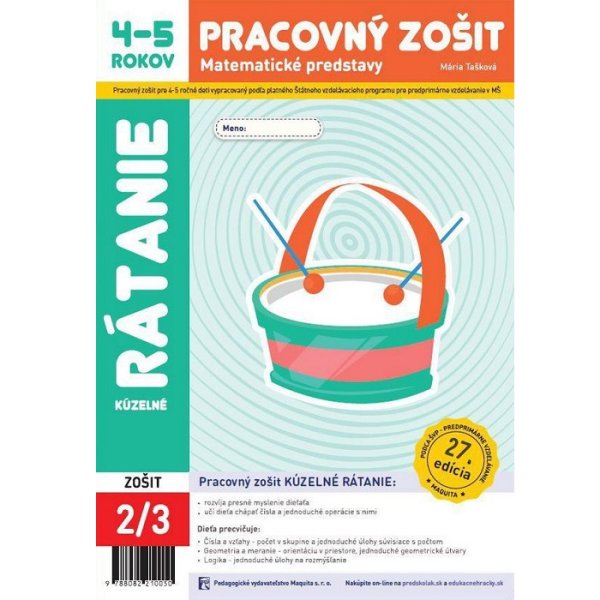 Kúzelné rátanie pracovný zošit 4-5 (2025, 27. edícia)